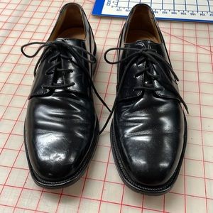 Black dress shoes for tux or office.